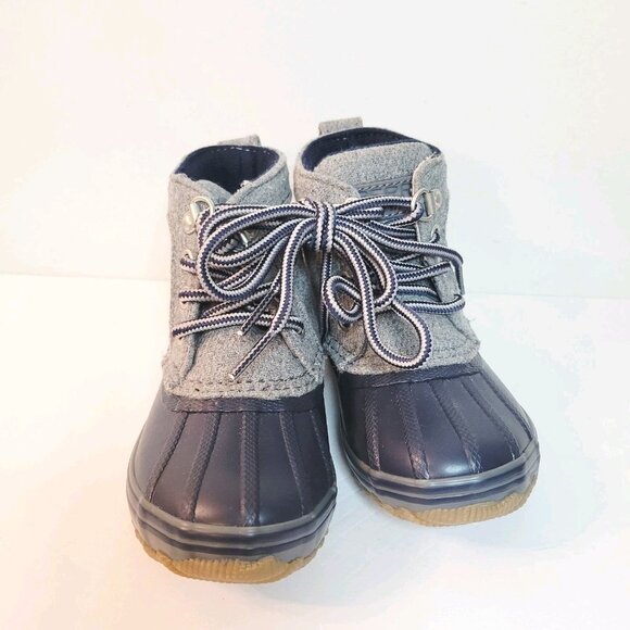 Sperry Bowline Boot Shoes Toddler 7M Blue & Gray Unisex - Picture 2 of 6